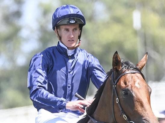 Chad Schofield and chasing a third consecutive win in the $2m Inglis Millennium when he rides Rue Du Royale at Rosehill on Saturday. Picture: Bradley Photos