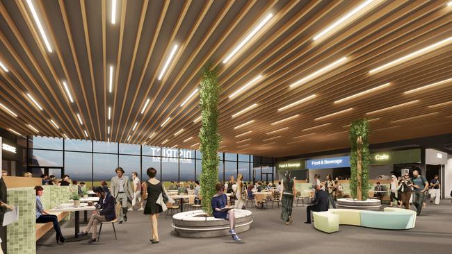 Artist’s impression of $50 million District Outlet Centre at Parafield Airport precinct. Picture: Supplied by Devwest