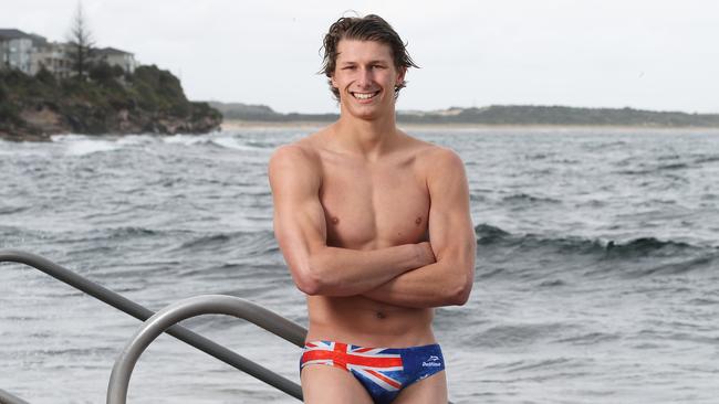 Australian Olympic diver Sam Fricker has been named a TikTok star of 2021. Picture: David Swift