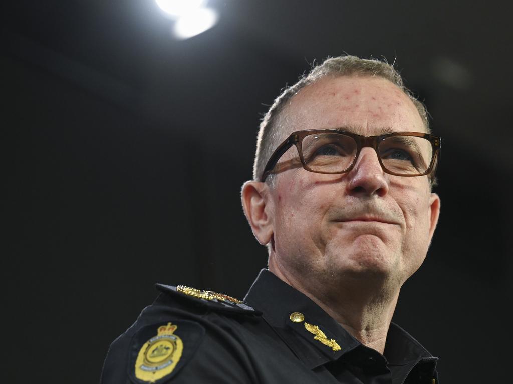 Outgoing Australian Border Force Commissioner Michael Outram. Picture: NewsWire / Martin Ollman