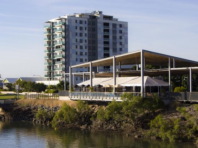 Mackay Regional Council is seeking a new tenant for its commercial premise at the Bluewater Quay along the Pioneer River. Picture: Contributed