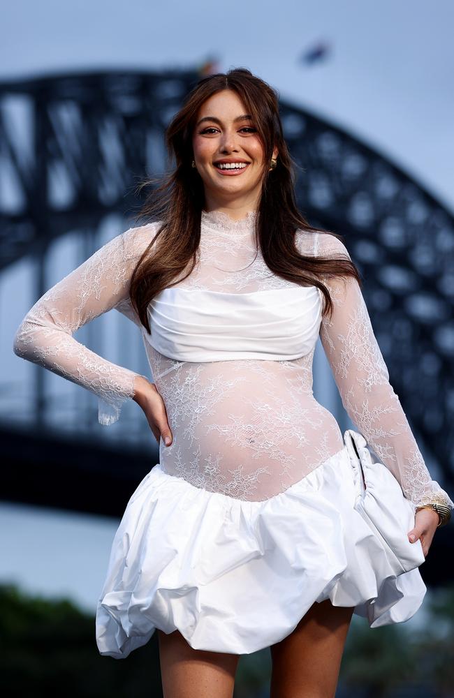 Over 250 guests attended, including pregnant model and influencer Francesca Hung. Picture: Brendon Thorne/Getty Images