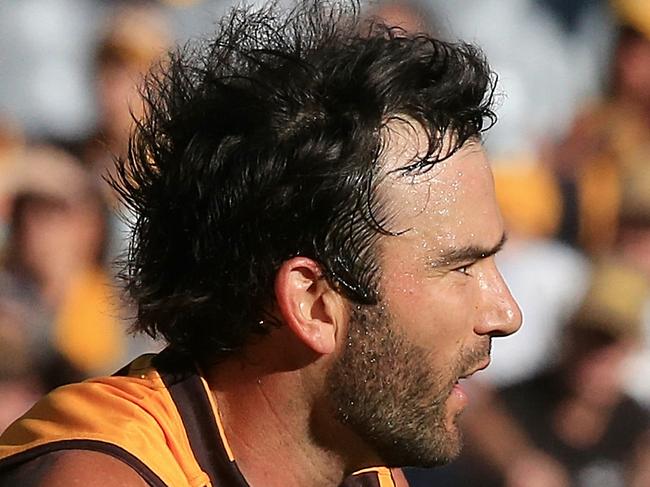 AFL: Round 2 Hawthorn v West Coast Jordan Lewis goal Picture:Wayne Ludbey