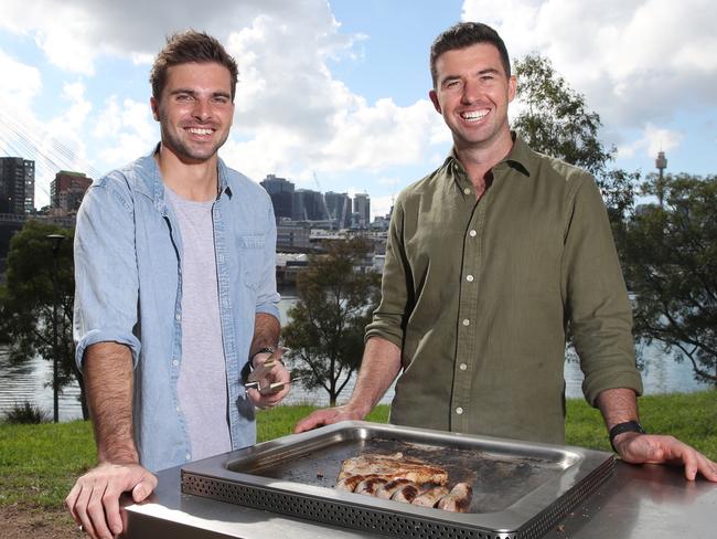 Cricket mates Matt Gawthrop and Luke Stewart cooked their way into the MKR grand final. Picture: David Swift