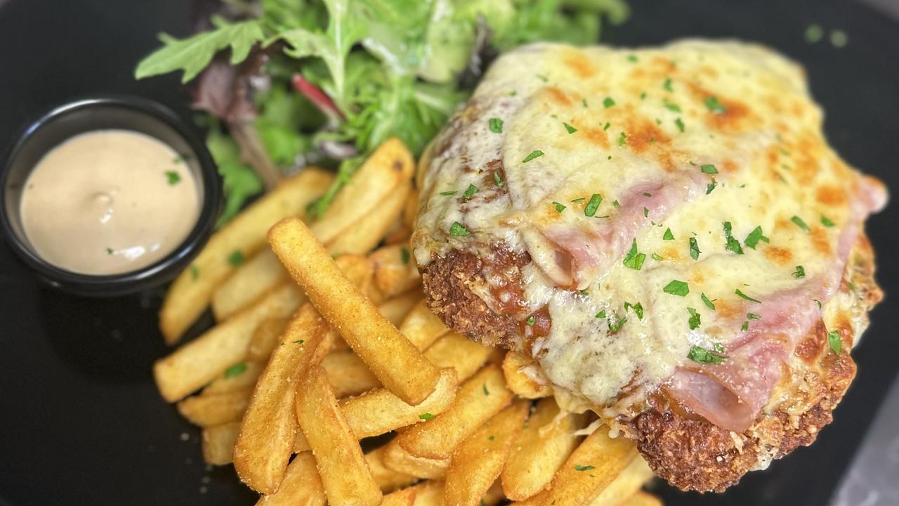 Brisbane's best parmi, The Dayboro Drop. Picture: Supplied