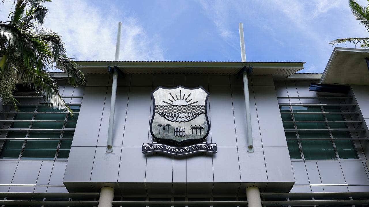 The Cairns Regional Council office on Spence Street, where the majority of the council offices are situated. The building also houses administration, a customer service centre, a function room and covered courtyard, and the council chambers. Picture: Brendan Radke