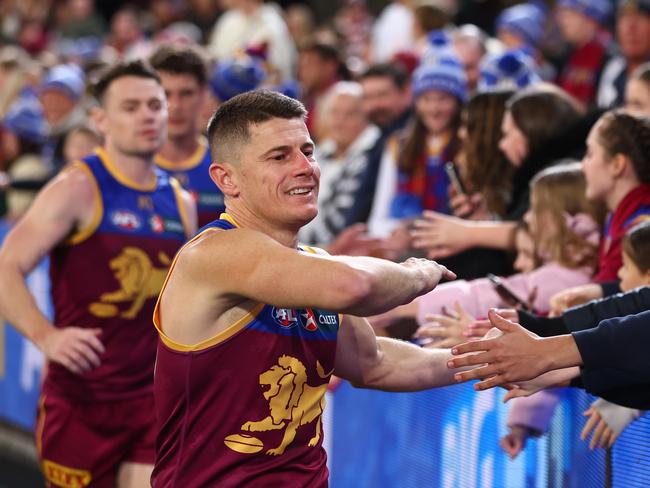 Dayne Zorko and the Lions are on the way back. Picture: Chris Hyde/AFL Photos