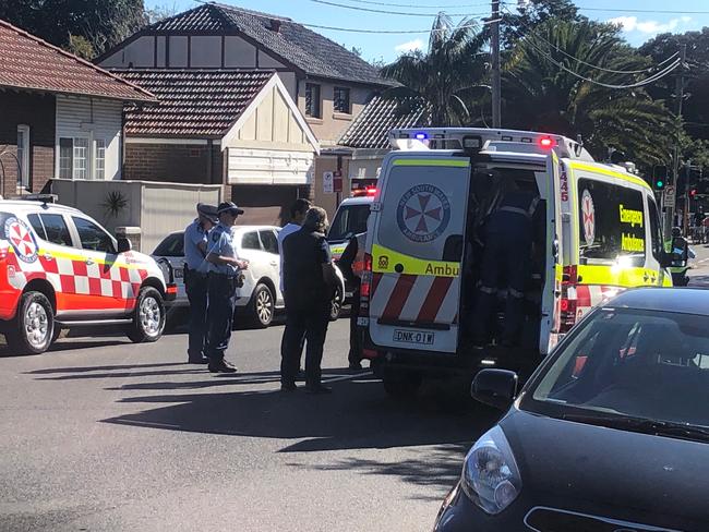 A child has been hit by a car near Queens Park. Picture: Bryn Kay