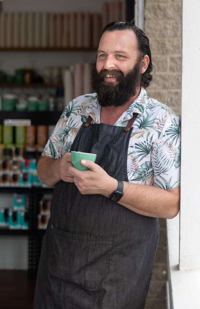 Owner of Dawn Cafe Ocean Grove, Sean Minter. Photo: Ginger + Mint