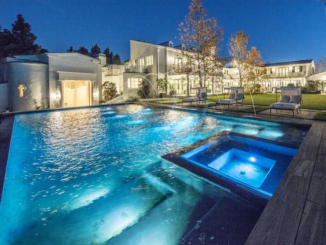 The Beverly Hills home once owned by Danny DeVito and Rhea Perlman has been sold by James Packer. Picture: Joe Bryant