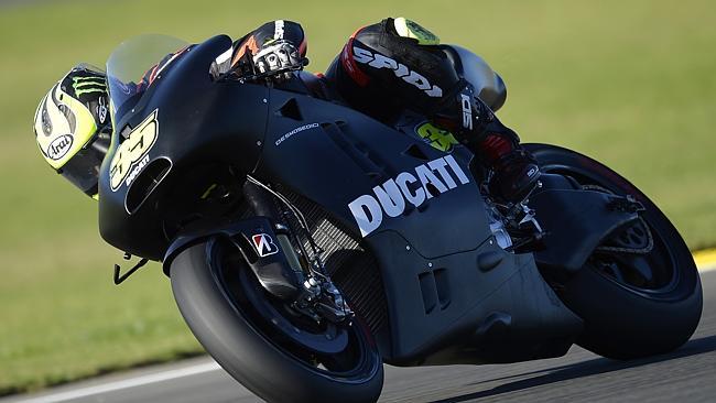 Crutchlow continued his Ducati learnings, including his first front-end crash.