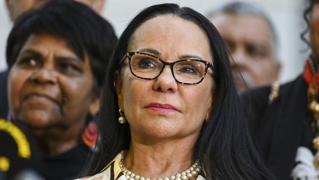 Strangely, and wrongly in my view, Anthony Albanese and Indigenous Australians Minister Linda Burney, pictured, have not strongly rebutted the scare campaigns in public debate, writes Chris Kenny. Picture: Getty Images