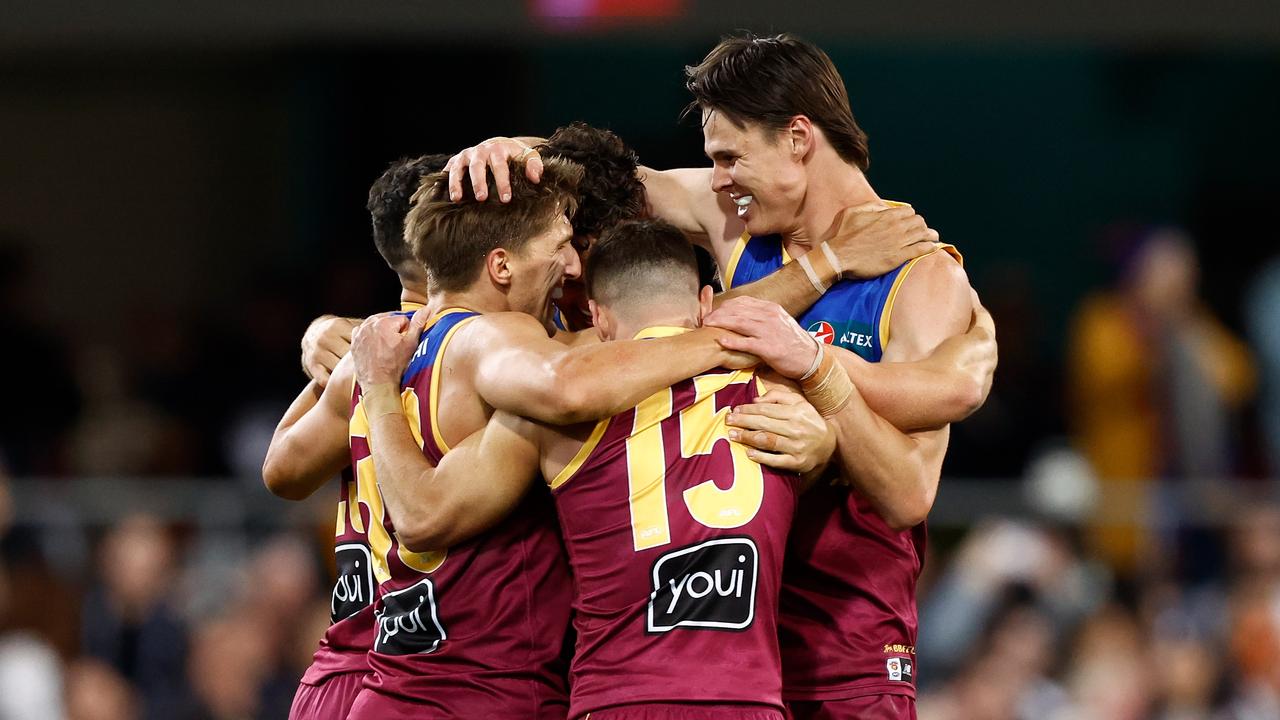 Eric Hipwood and the Lions showed their class. Photo by Michael Willson/AFL Photos via Getty Images.