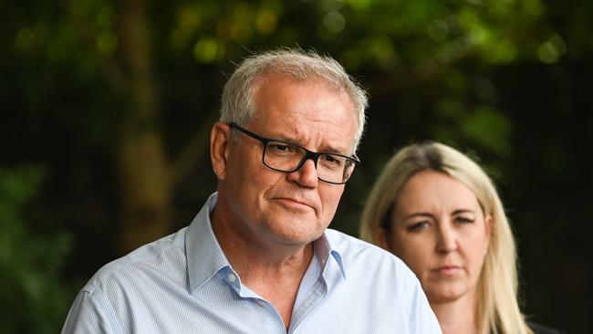 Scott Morrison will not attend Senator Kitching’s funeral. Picture: NCA NewsWire / Flavio Brancaleone