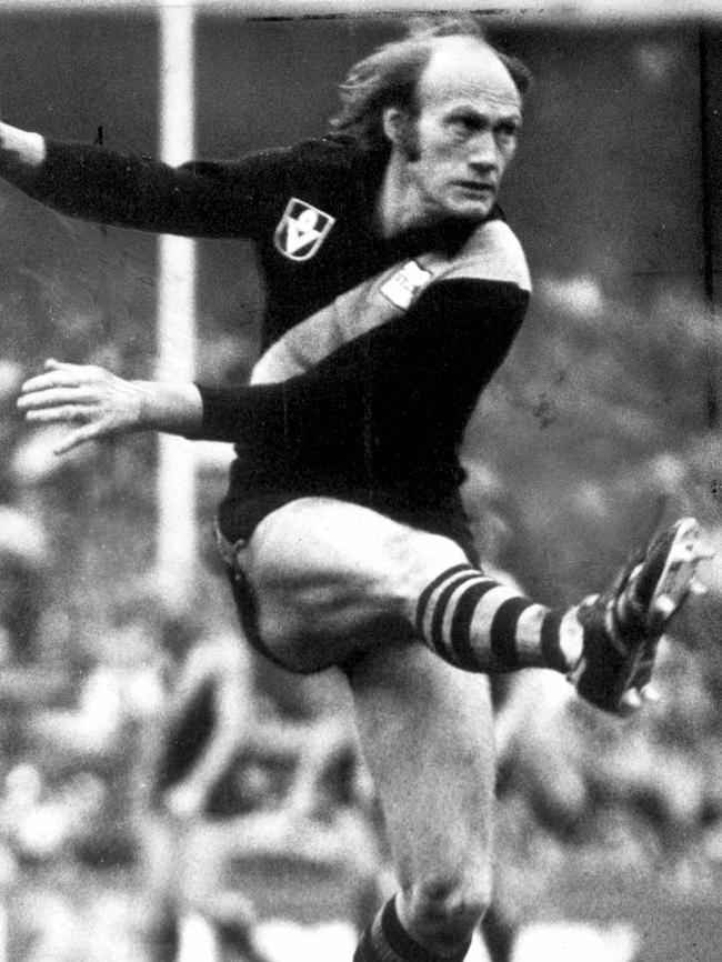 Kevin Bartlett in Richmond’s traditional strip.