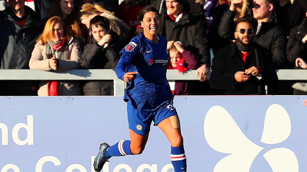 Sam Kerr scored a stunner to open her Chelsea account.