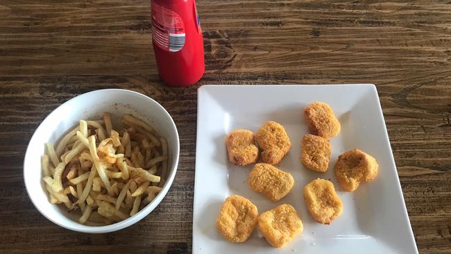 Nuggets as prepared by chef Cooney.