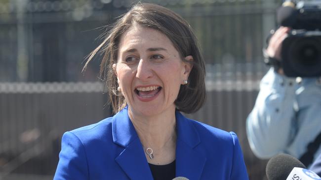 Premier Gladys Berejiklian is turning 50 this year and is suffering climate panic. Picture: Jeremy Piper