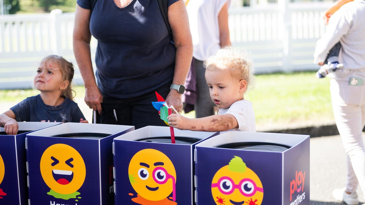 Children had at absolute blast at Messy Play Nambour on Wednesday. Photo: Joseph Byford Photography