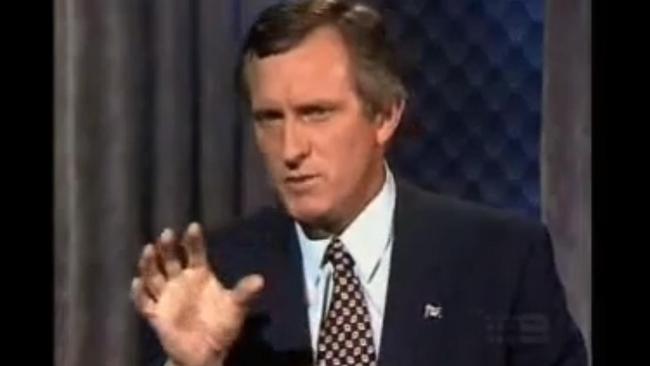 Opposition leader John Hewson came unstuck trying to explain the GST’s effect on a birthday cake to Channel Nine’s A Current Affair host Mike Willesee. “I need to know exactly what type of cake,” Hewson said. It was effectively end of his political career.