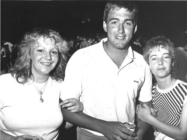 NYE celebrations 1983. At the Thirtneeth Beach rock concert were Sharron Whittaker, Garth Stacey and Robyn Nichols