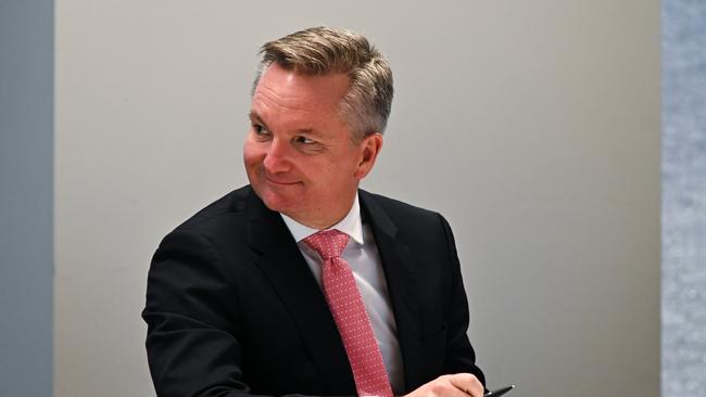 Energy Minister Chris Bowen wants to kill the Coalition’s policy before its release. Picture: NCA NewsWire / POOL / Steven Saphore