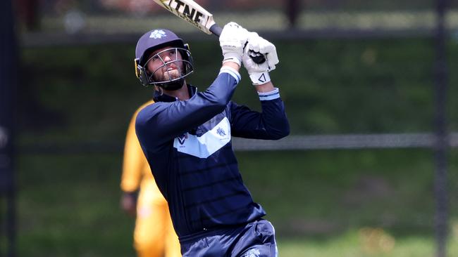 Matthew Brown batting for Kew. Picture: George Sal