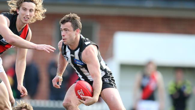 Former Collingwood' player Jarryd Blair coaches Gippsland league premiership contender Wonthaggi. Picture: Michael Klein