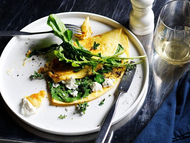 Upgrade your go-to omelette for this goat's cheese version from Andrew McConnell.