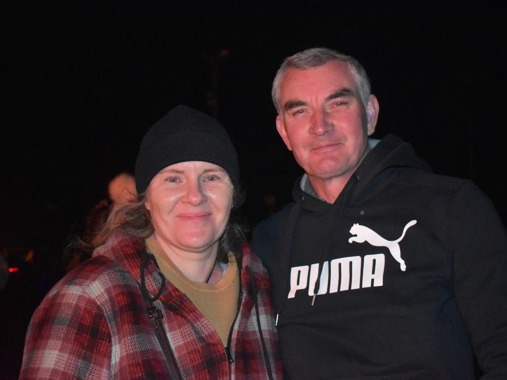 Pamela and Ian Fairbairn at the 2021 Killarney Bonfire Night.