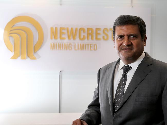 19/05/2016: Newcrest CEO Sandeep Biswas, in Melbourne. Stuart McEvoy for The Australian.