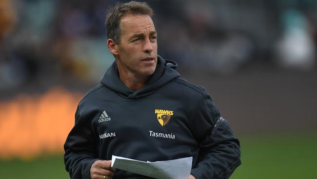 Carlton have to at least make an attempt to prise Alastair Clarkson out of Hawthorn. Picture: AAP