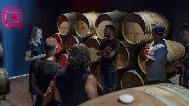 Where the magic happens - the AWOL beer barrel room Picture: Jerad Williams.