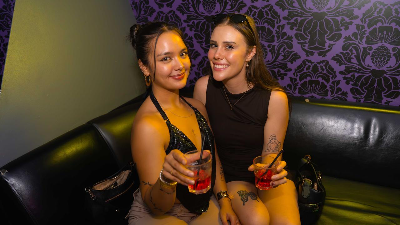 NIGHTSPOTTING: Jasmine Kleinman and Kayla Davey at Cocktails Nightclub. Picture: Ricardo Lye.