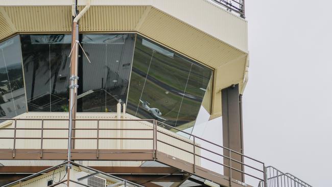 The air traffic control tower at Parafield Airport. Picture: AAP / Morgan Sette