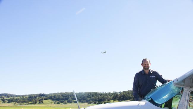 FIRST CLASS: TAFE NSW Aviation Team Leader Andrew Trease said he is very excited that they will soon commence training the next generation of pilots in Lismore. Photo: Alison Paterson