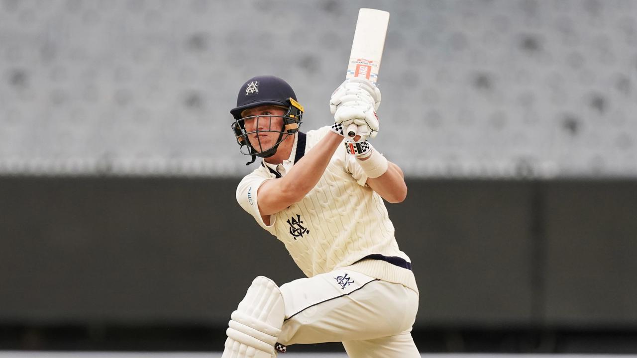 Victorian all-rounder Will Sutherland is one of eight Australian cricketers travelling to the MRF Academy in Chennai this month. Picture: Michael Dodge / AAP