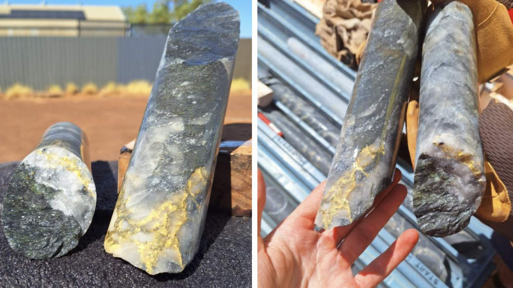 Get a look at that immaculate gold veining. Pic: New Murchison Gold