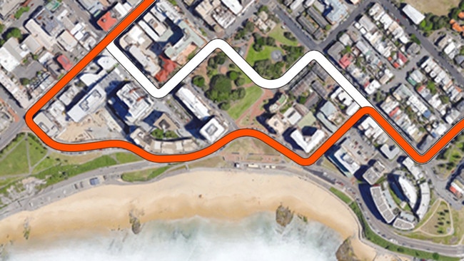 The final layout reveals changes to the Newcastle Supercars street circuit.