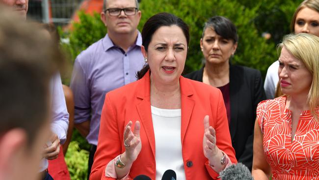 Premier Palaszczuk announced an M1 action plan to include upgrading the highway to six lanes the entire stretch from Brisbane to the border of New South Wales.