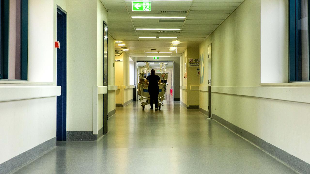 Logan Hospital, where Kylie Lang’s uncle died on Tuesday. Picture: AAP Image/Richard Walker.