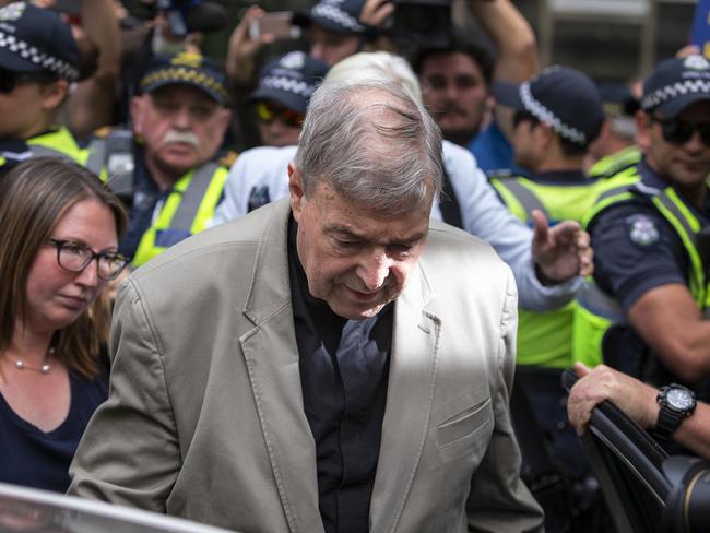 Pell has been banned by the Vatican from having contact with minors.