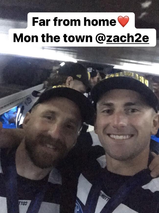 Irish brothers celebrate victory in a foreign land. Picture: Instagram