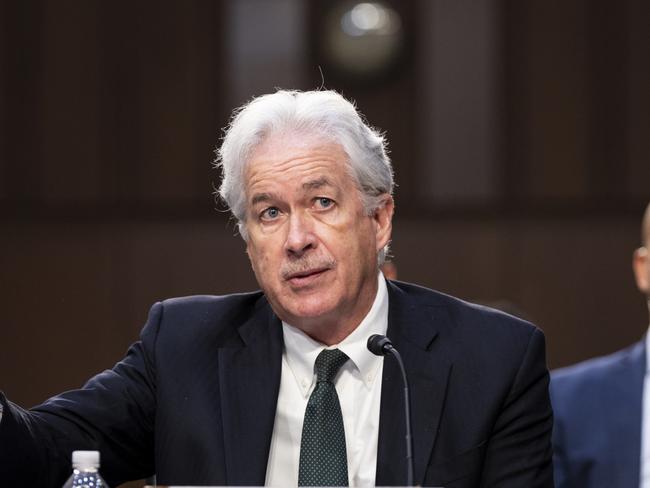 UNITED STATES - MARCH 10: CIA Director William Burns testifies during the Senate Select Intelligence Committee hearing on "Worldwide Threats" on Thursday, March 10, 2022. (Bill Clark/CQ-Roll Call, Inc via Getty Images)
