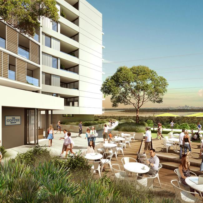 Architectural rendering of Woolooware Bay Town Centre. Picture: Supplied