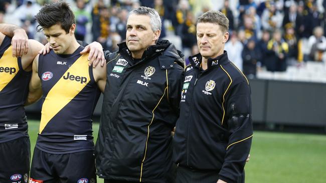 Williams spent time at Richmond alongside Damien Hardwick. Picture: Wayne Ludbey