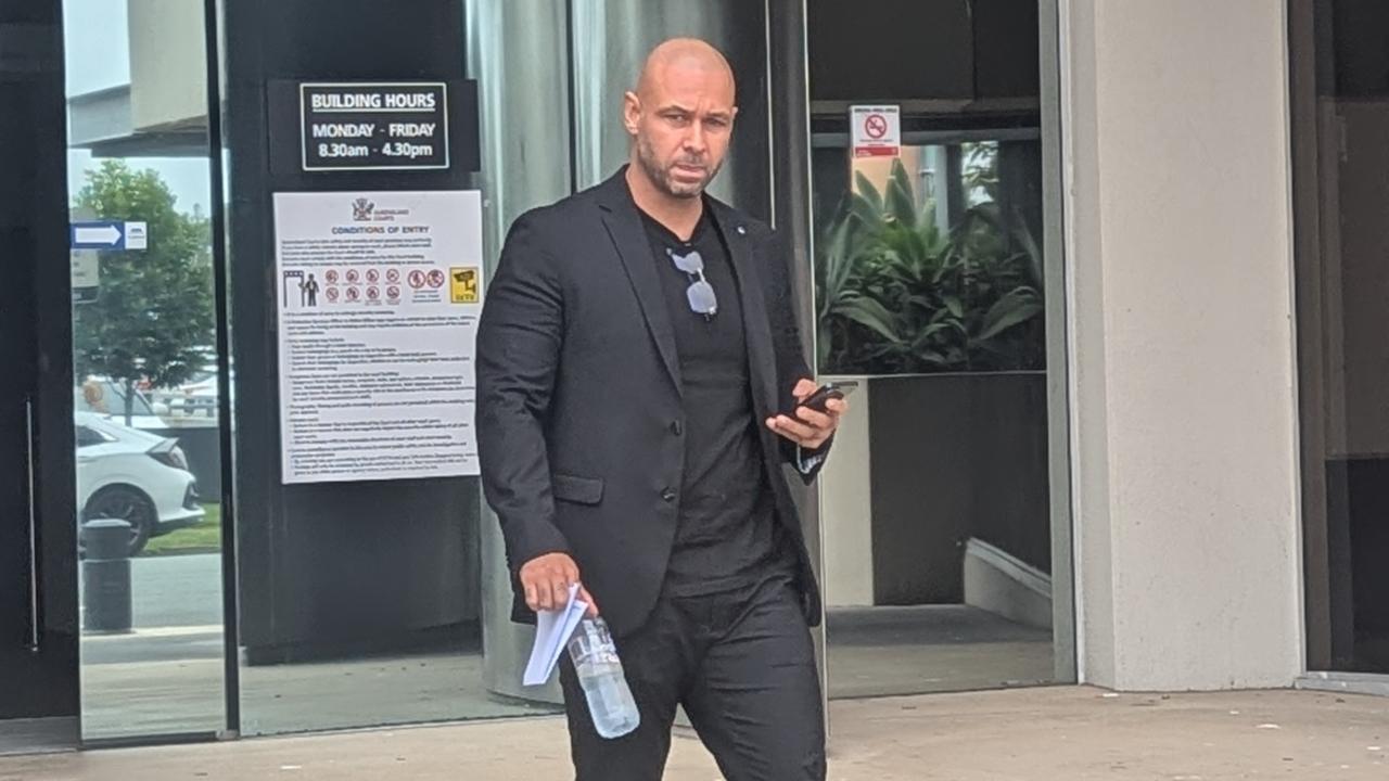 Burleigh Heads man James Sioeli Kisina, 37, leaving Southport Courthouse on March 27, 2025. Picture: Alex Treacy