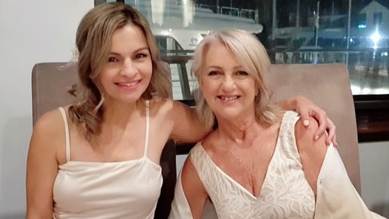 Journalist and author Nicole Madigan with her Mum, Rose. Picture: Supplied