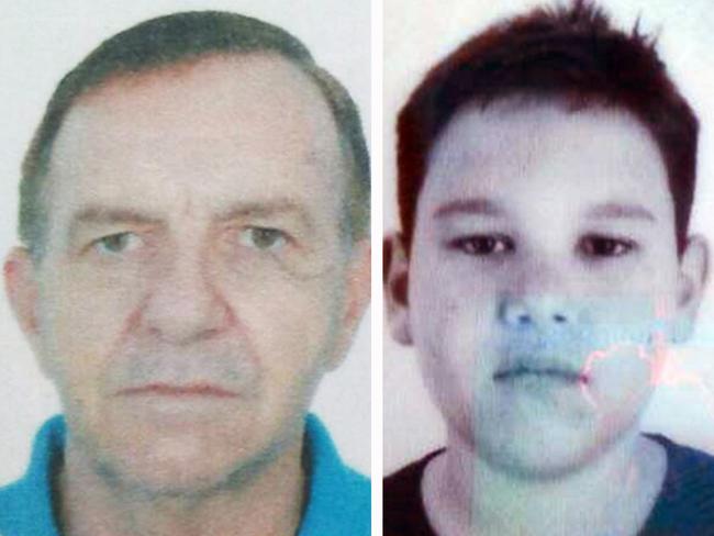 Andrew Fenwick, 66, and his son Jason, 10.