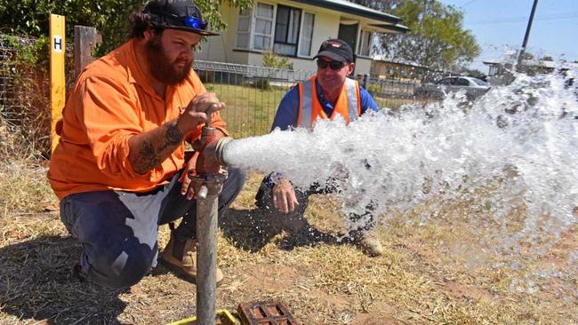 Fixing water infrastructure in Roma is one of ten projects on the high priority list for Works for Queensland funding. Picture: Sarah Dionysius